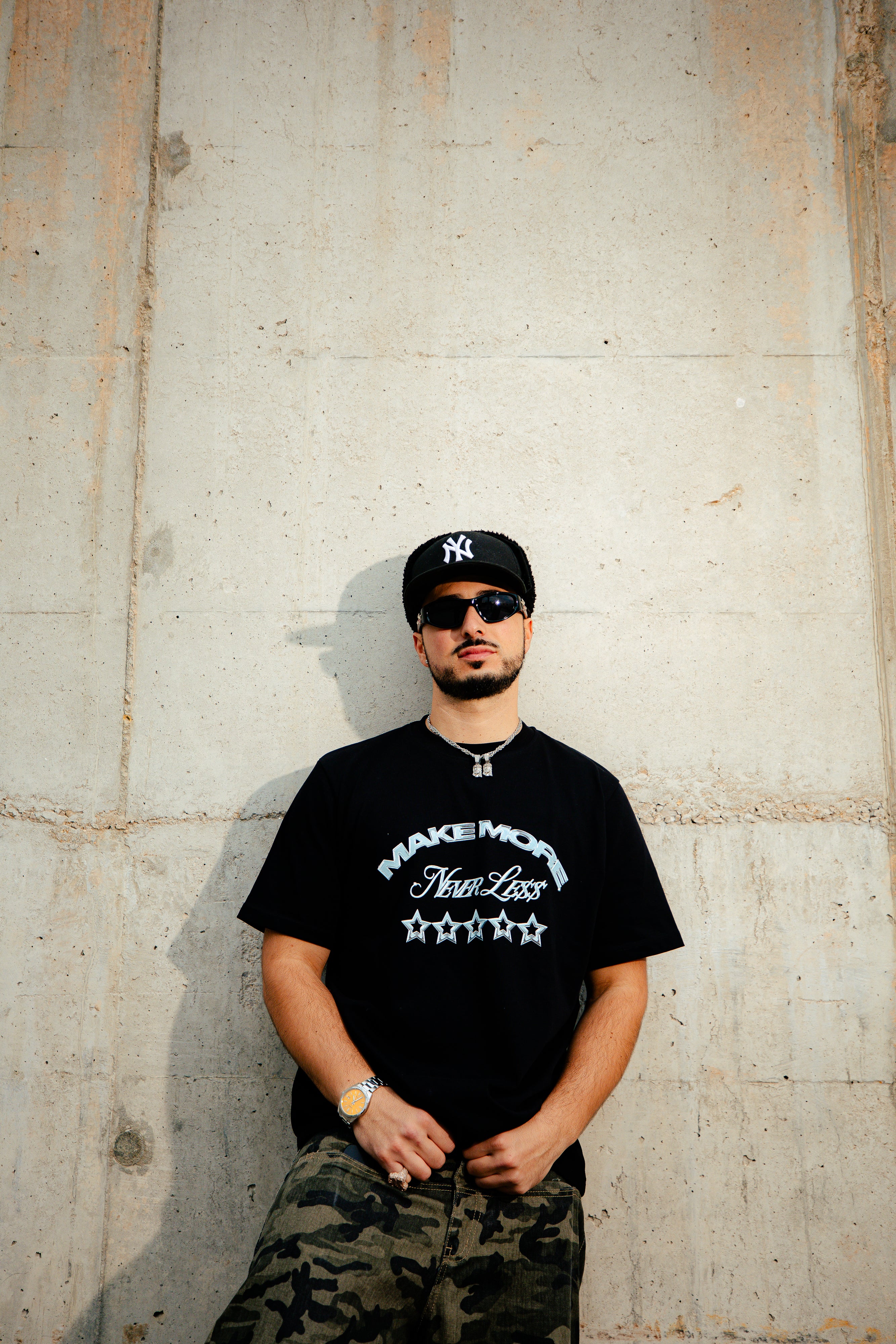 BLACK CHROME TEE